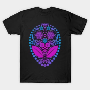 Dia De Los Muertos Alien Skull T-Shirt